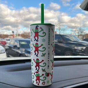 Starbucks Roller Rabbit Tumbler with Straw - Christmas 2025 Limited Edition